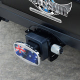 JAXSYN Novelty Towbar Trailer Hitch Cover Tow - Aussie Flag