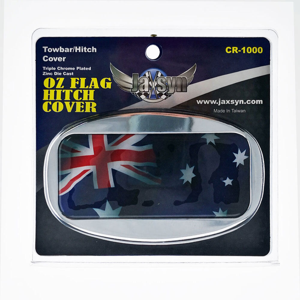 JAXSYN Novelty Towbar Trailer Hitch Cover Tow - Aussie Flag
