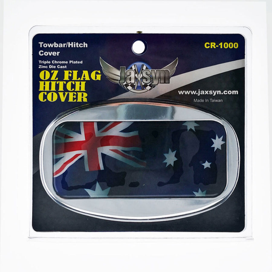 JAXSYN Novelty Towbar Trailer Hitch Cover Tow - Aussie Flag