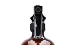 4pcs Amber Glass Spray Bottles Trigger Sprayer 500ml - 45-Degree Angle