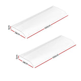 Instahut Window Door Awning 0.4mx2m Transparent