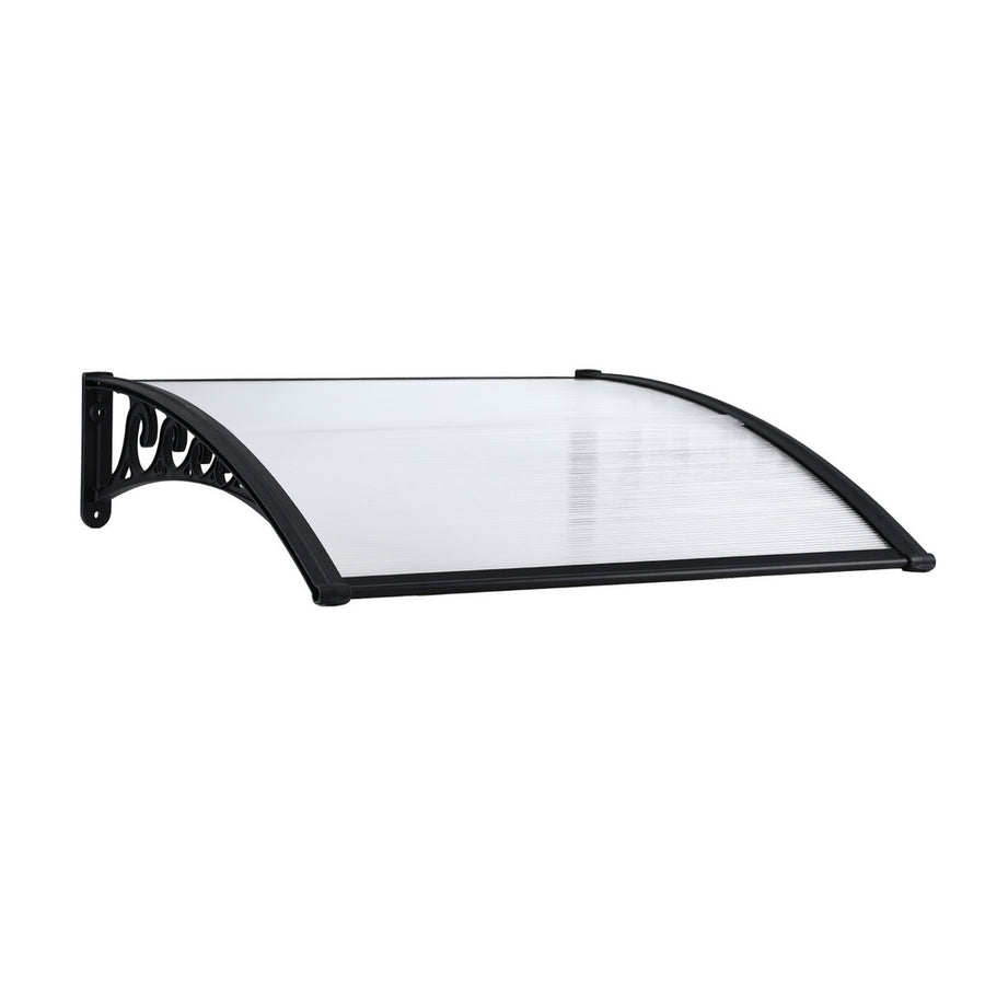 Instahut Window Door Awning 0.8mx1m Transparent