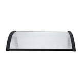 Instahut Window Door Awning 0.8mx1m Transparent