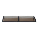 Instahut Window Door Awning 0.8mx2m Brown