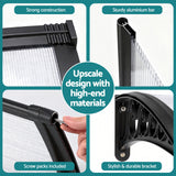 Instahut Window Door Awning 0.8mx2m Transparent - Low Angle