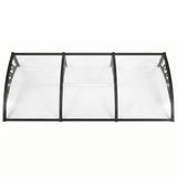 Instahut Window Door Awning 0.8mx3m Transparent