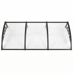 Instahut Window Door Awning 0.8mx3m Transparent