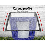 Instahut Window Door Awning Canopy 1mx3m Transparent Solid Sheet Plastic Frame - 45-Degree Angle