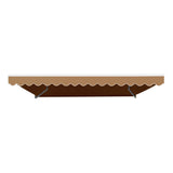 Instahut Retractable Folding Arm Awning Manual Sunshade 2.5Mx2M Beige - Side View