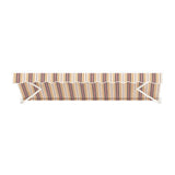 Instahut Retractable Folding Arm Awning Manual Sunshade 3Mx2.5M Beige Brown - Top-Down View
