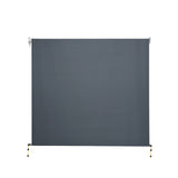 Instahut 1.5X2.5M Outdoor Blinds Awning Roll Down Canopy Retractable Outdoor Blinds Window Shade Grey - Side View