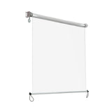 Instahut 1.2X2.4M Outdoor Blinds Clear Roll Down Awning Retractable Outdoor Blinds Water Wind Proof Transparent