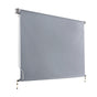 Instahut 3X2.5M Outdoor Blinds Awning Roll Down Screen Fabric Blinds Outdoor Window Shade Grey