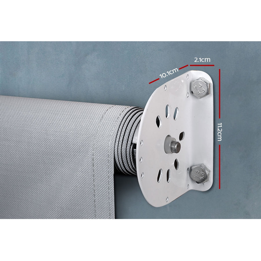 Instahut grey outdoor roll down blind, 3m x 2.5m retractable screen, image 7