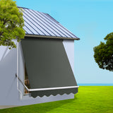 Instahut Window Fixed Pivot Arm Awning Outdoor Blinds Retractable Canopy1.5X2.1M - Close-Up Angle