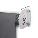 Instahut Window Fixed Pivot Arm Awning Outdoor Blinds Retractable Canopy3.1X2.1M - Side View