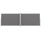 Instahut Side Awning Sun Shade Outdoor Retractable Privacy Screen 1.8X6M Grey - Side View