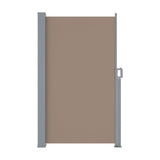 Instahut Side Awning Sun Shade Outdoor Blinds Retractable Screen 1.8X3M Brown - Side View