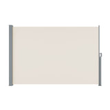 Instahut Side Awning Sun Shade Outdoor Blinds Retractable Screen 2X3M Cream - Side View