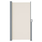 Instahut Side Awning Sun Shade Outdoor Blinds Retractable Screen 2X3M Cream - Top-Down View