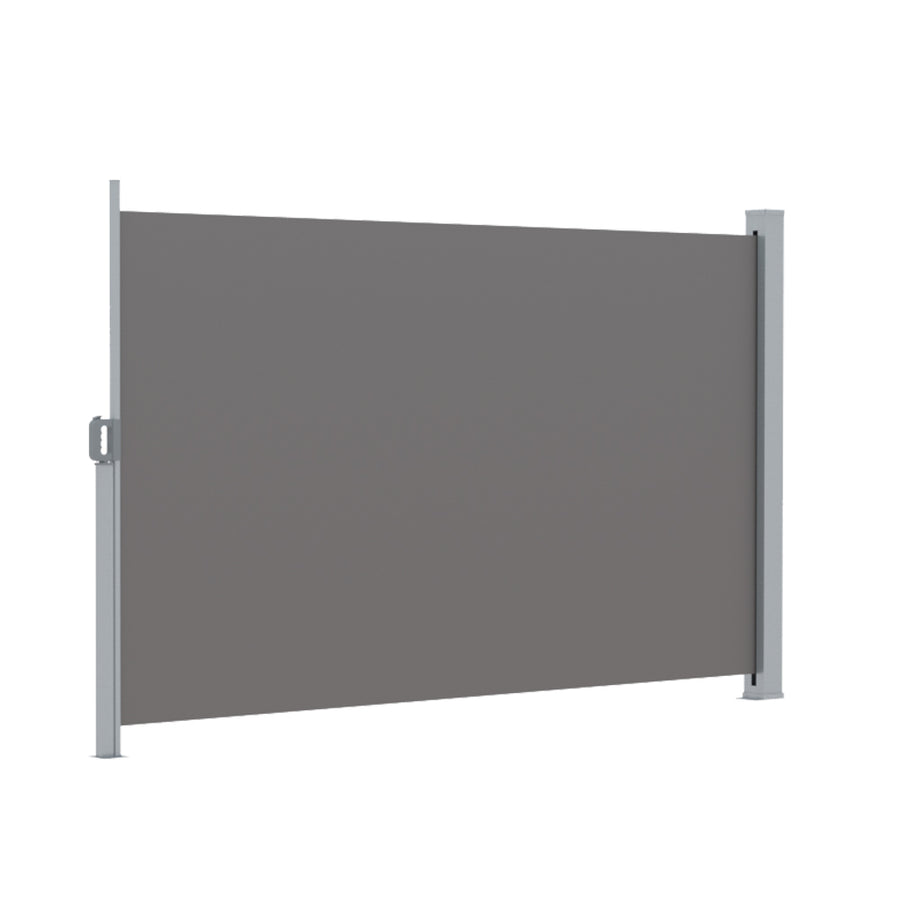 Instahut Side Awning Sun Shade Outdoor Retractable Privacy Screen 2X3M Grey, image 3