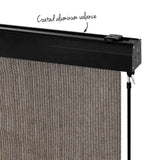 Instahut 3X2.5M Outdoor Blinds Awning Roll Down Retractable Knit Fabric Outdoor Blinds Window Shade