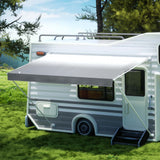 Weisshorn 12ft Caravan Awning RV Replacement Fabric 3.40M x 2.42M - Low Angle