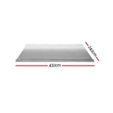 Weisshorn 15ft Caravan Awning RV Replacement Fabric 4.32M x 2.42M - Front View