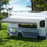 Weisshorn 16ft Caravan Awning RV Replacement Fabric 4.58M x 2.42M - Close-Up Angle