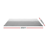 Weisshorn 17ft Caravan Awning RV Replacement Fabric 4.93M x 2.42M - Front View