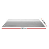 Weisshorn 18ft Caravan Awning RV Replacement Fabric 5.20M x 2.42M - Front View