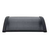Instahut Window Awning Drainage 0.6mx0.6m Outdoor Grey