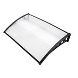 Instahut Window Door Awning 1mx1.5m Transparent - Low Angle