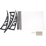 Instahut Window Awning Door Canopy 1mx2m Transparent - Rear View