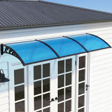 Instahut Window Door Awning 1mx3m Blue - Extra Image
