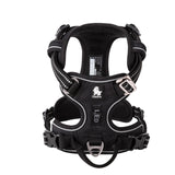 True Love No Pull Explosion Proof Dog Harness - Black, S - 45-Degree Angle