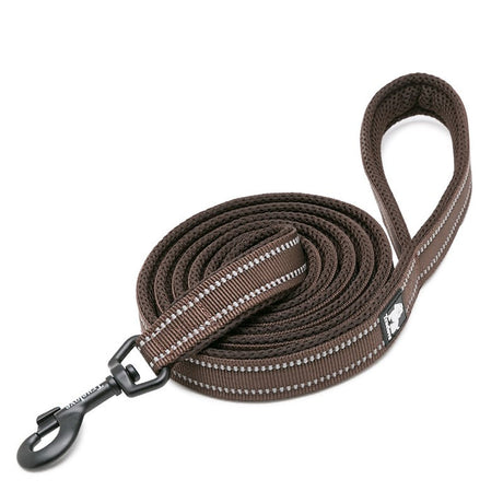 True Love Reflective Pet Leash 2m - Brown, L-1962324901964681217