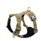 True Love Lightweight Reflective Harness - Army Green, M - Front View