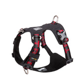 True Love Lightweight Reflective Harness - Black, S - Front View