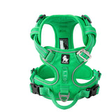 True Love No Pull Explosion Proof Dog Harness - Green, S - Rear View