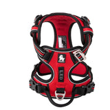 True Love No Pull Explosion Proof Dog Harness - Red, XS - Close-Up Angle