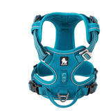 True Love No Pull Explosion Proof Dog Harness - Blue, XL - 45-Degree Angle
