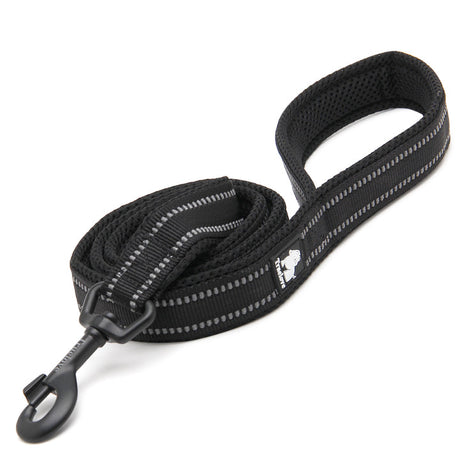 True Love Reflective Pet Leash 2m - Black, M-1962324896558223361