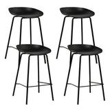 Artiss 4x Bar Stools Kitchen Counter Stools Metal - Close-Up Angle