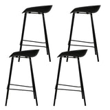 Artiss 4x Bar Stools Kitchen Counter Stools Metal - Side View