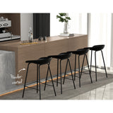 Artiss 4x Bar Stools Kitchen Counter Stools Metal - 45-Degree Angle