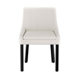Artiss Dining Chairs Set of 4 Corduroy Wooden Beige