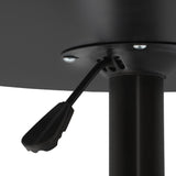 Artiss Bar Table Gas Lift Round Black - 45-Degree Angle