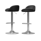 Artiss Bar Table and Stools Set Dining Desk Kitchen Chairs Cafe Pub - Side View