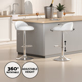Artiss Bar Table and Stools Set Dining Desk Kitchen Chairs Cafe Pub - Rear View